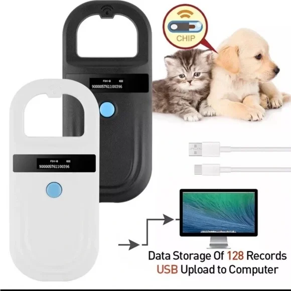 Upgraded Pet Handheld Microchip Reader Scanner Animal Tag Rechargeable Chip ID - Picture 3 of 9